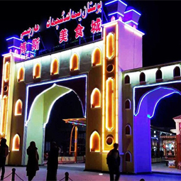 LED Neon light strip installation display 
